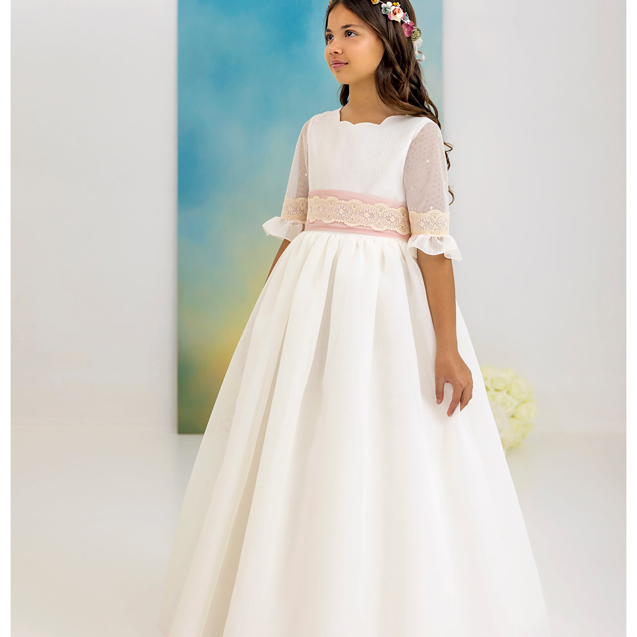 First Communion Dress Model- 6803
