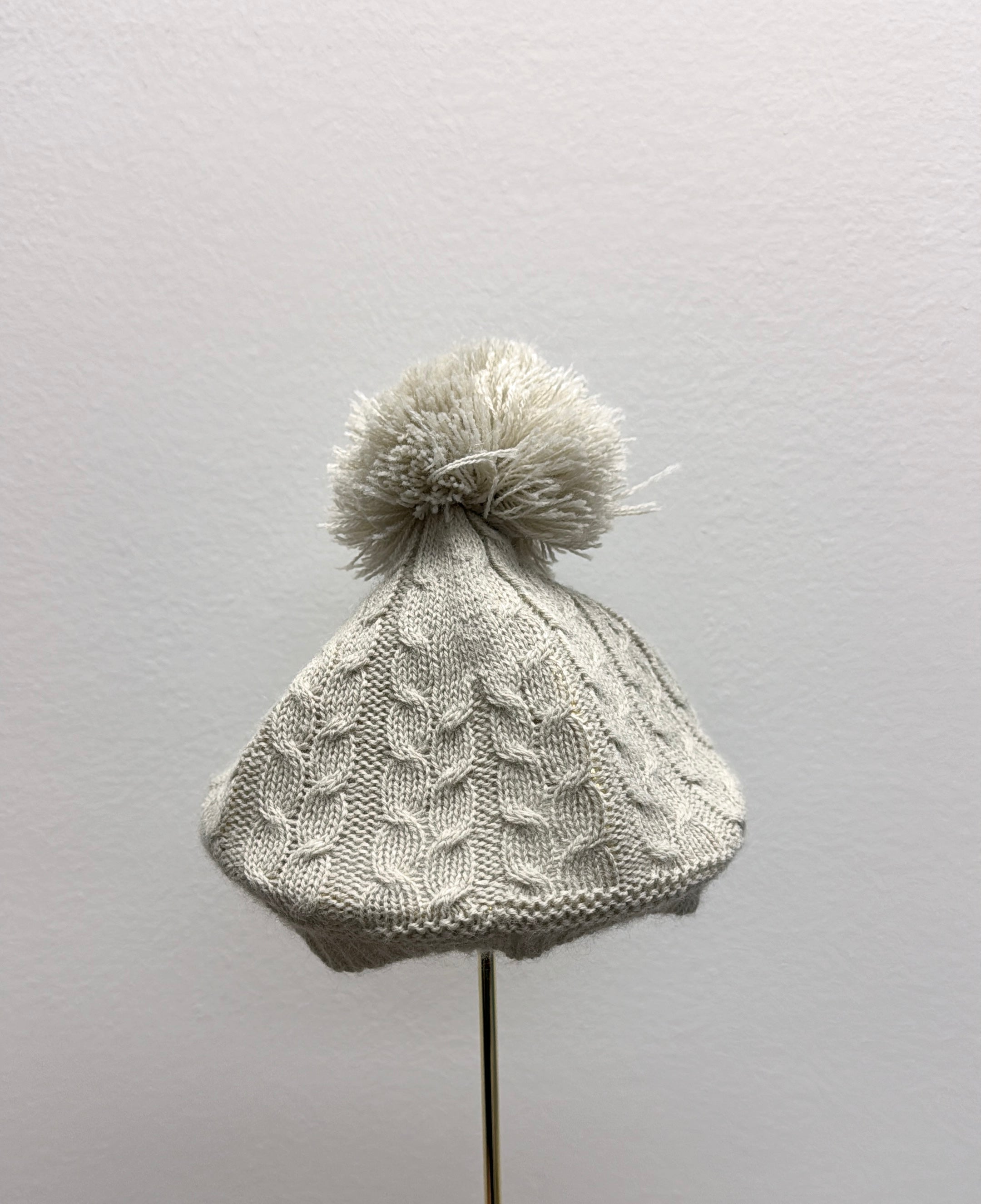 Knitted and fur Baby Hats