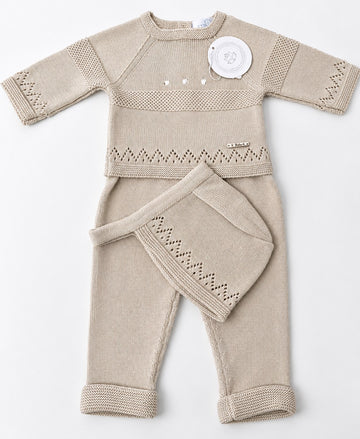 Natural Beige Baby Set 3 pc #C6012