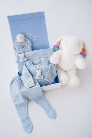 Moonlight Bunny Knitted Baby Set Collection - 9809