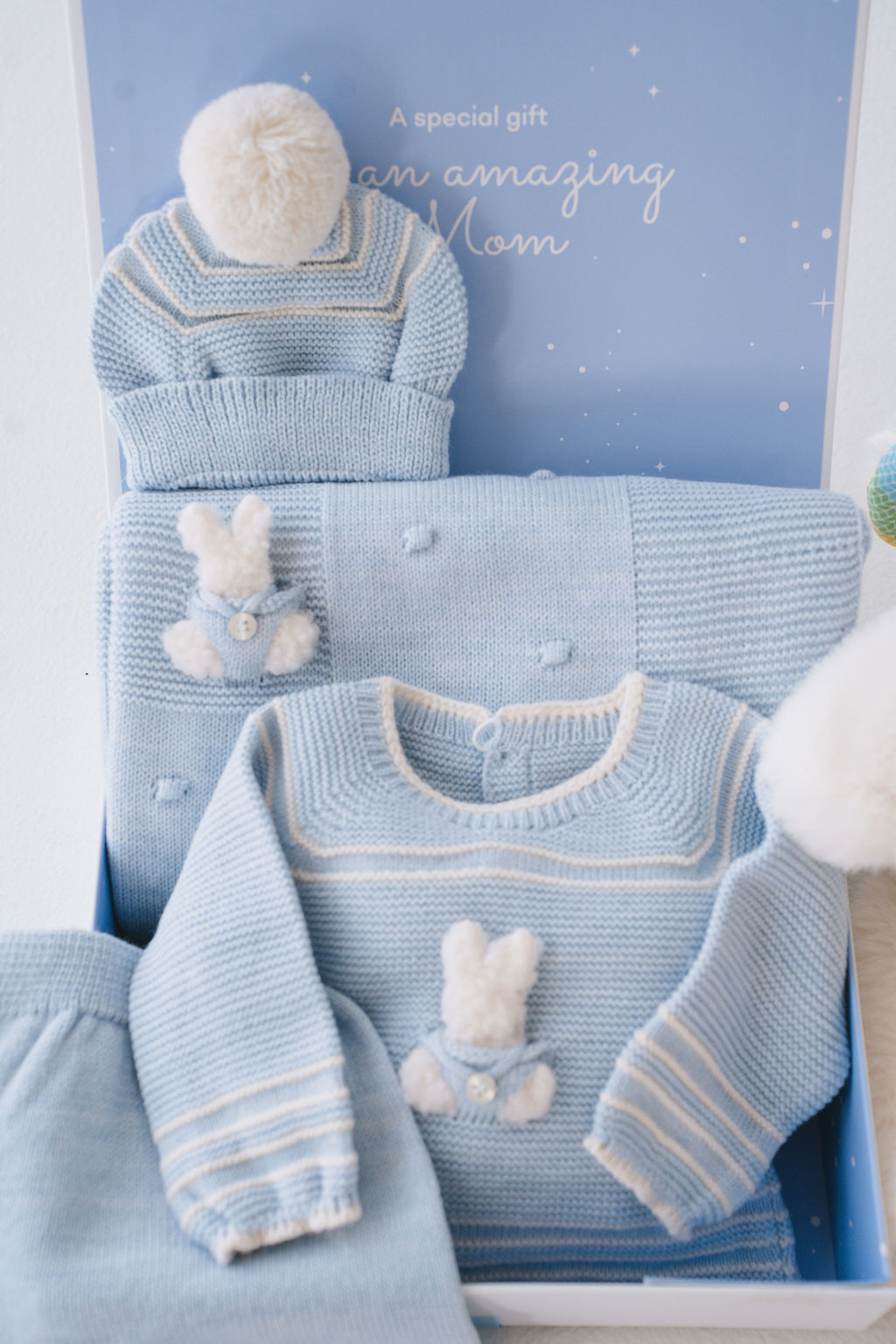Moonlight Bunny Knitted Baby Set Collection - 9809