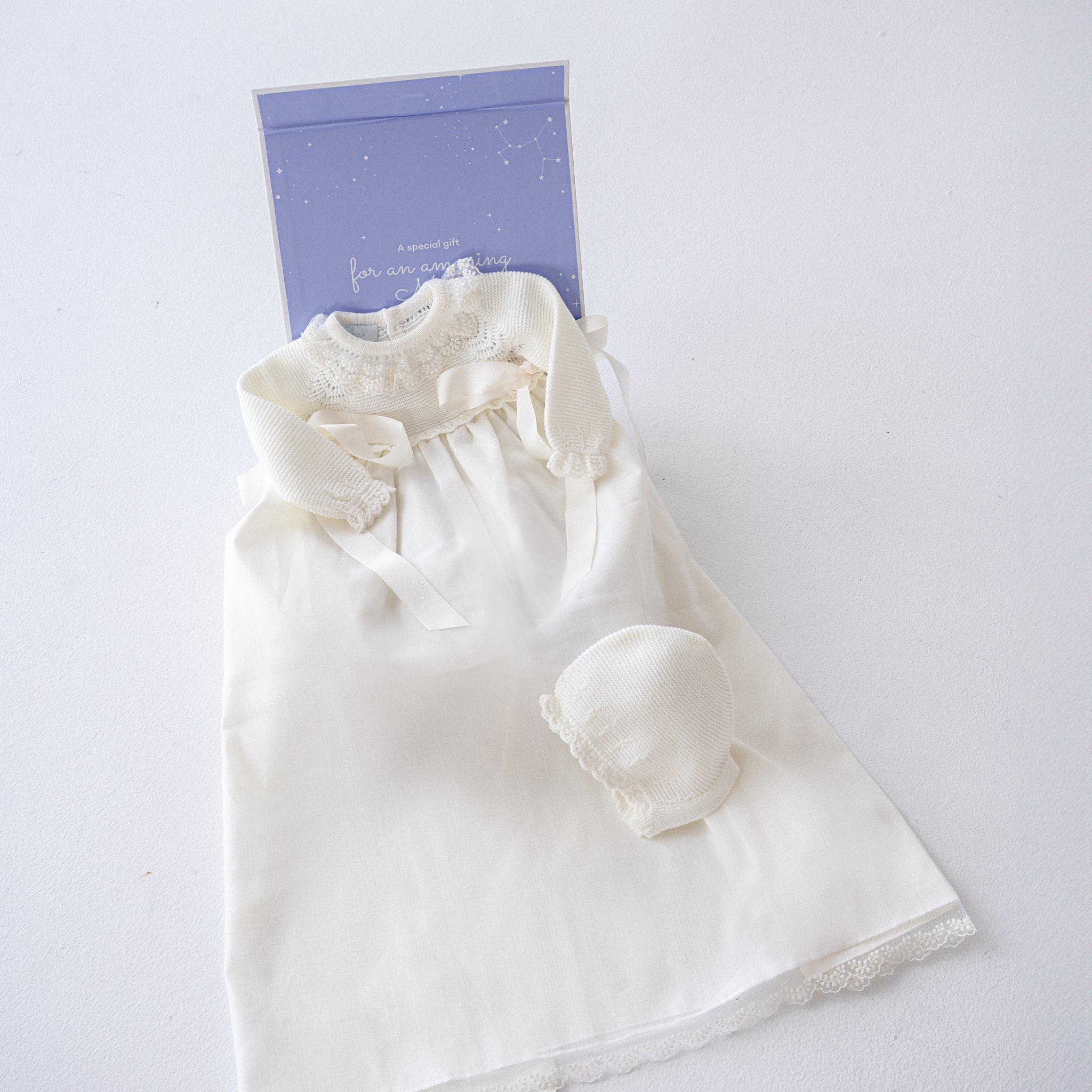 Knitted Baptism Gown-9973