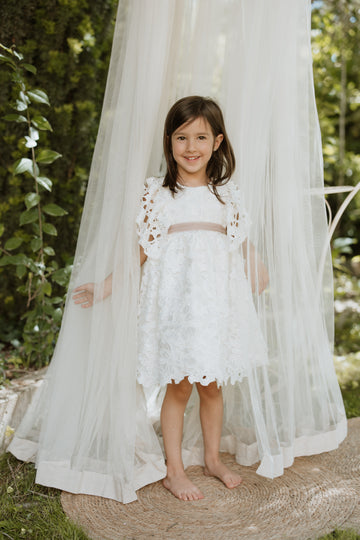 Barbara Dress in White (Spring-Summer Collection)