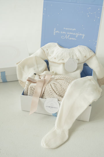 Latte Cloud - 4 piece newborn gift set #9617G/ #TO102